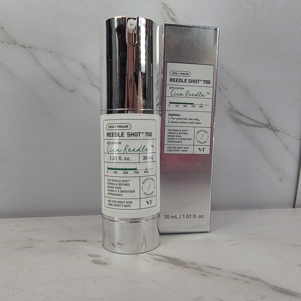 VT Cica Hyalon Reedle Shot 700 Formula 1.01 fl oz / 30 ml Skin Care EXP 08/20/27